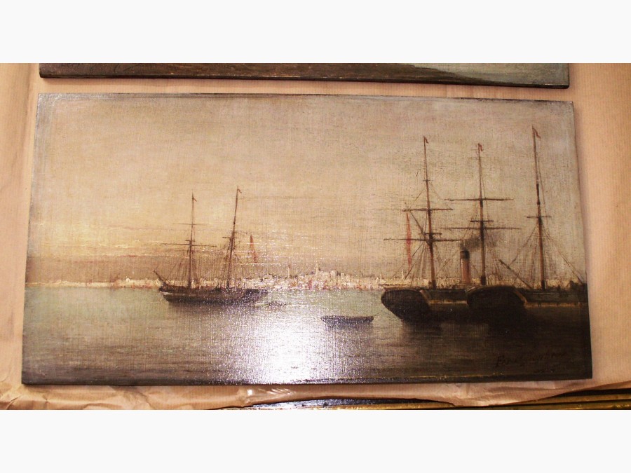 Huile sur panneau Ferdinand Bonheur