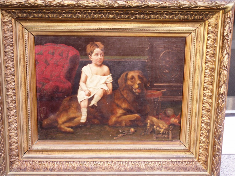 Huile sur toile F. Peeters