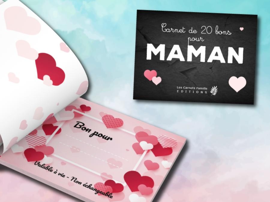 Carnet de 20 bons couleur à remplir