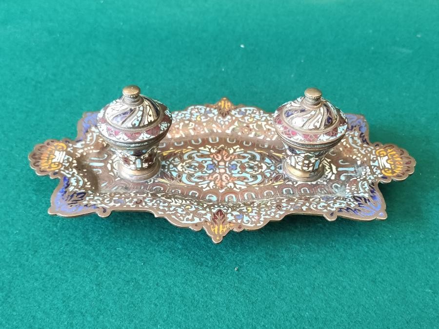 Encrier cloisonné