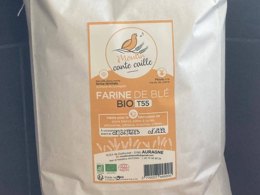 Farine Bio T55 - sachet de 5kg