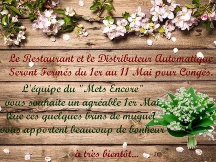 Au Menu du Jour ce Vendredi 18 Avril 2025