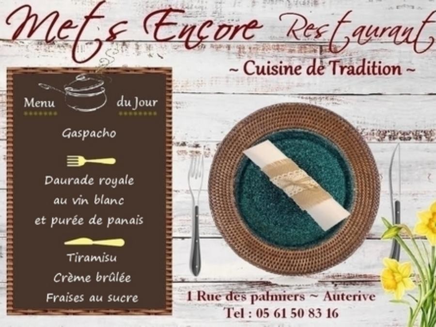 Au Menu du Jour ce Vendredi 13 Juin