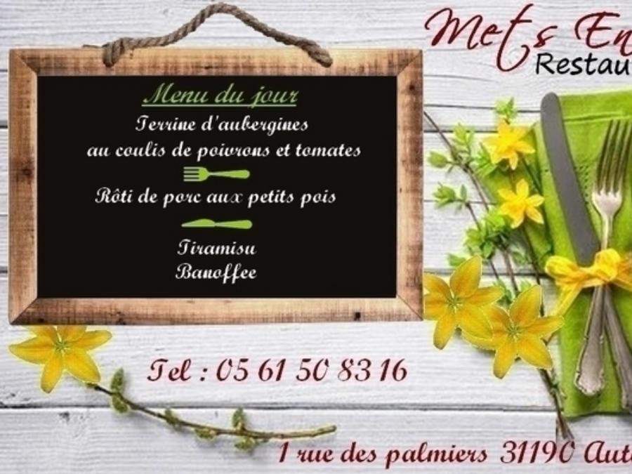 Au Menu du Jour ce Jeudi 19 Mars