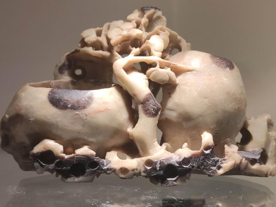 Pot à  pinceaux en stéatite