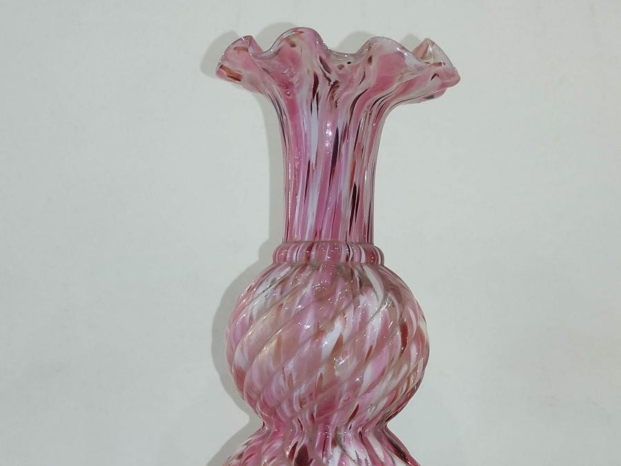 Vase soliflore en verre de Clichy
