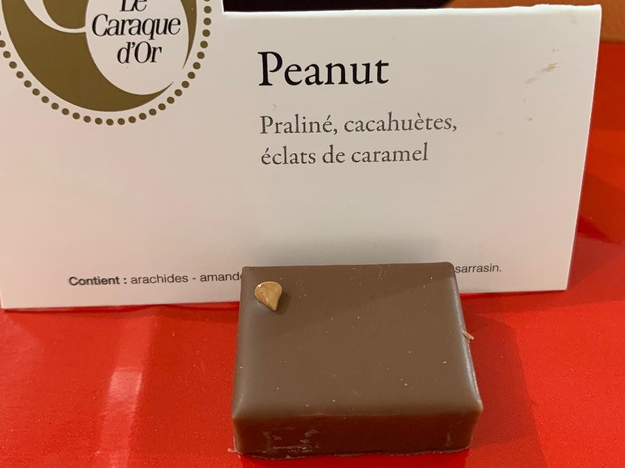 Chocolat lait Peanuts - Le Caraque d'Or à Auterive