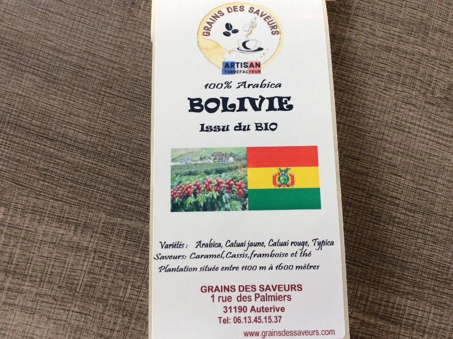 Café Bolivie issue du BIO