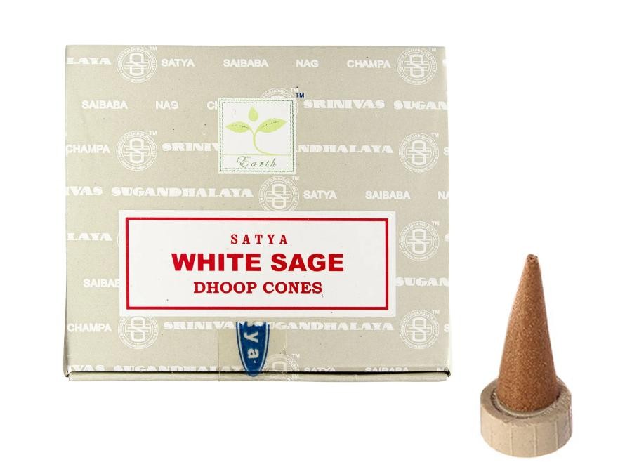 Encens Cône Sauge blanche