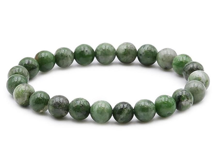Bracelet Diopside verte 8mm