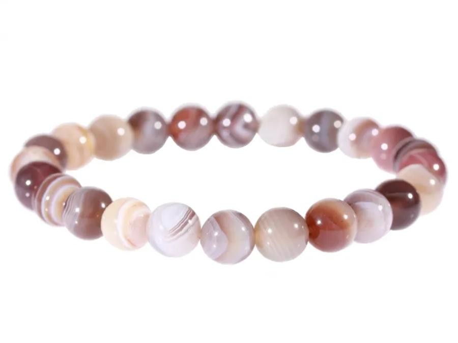 Bracelet Agate bostwana 8mm