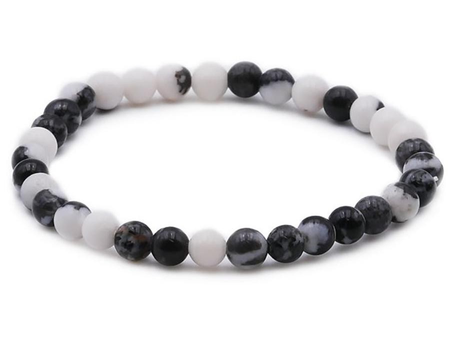 Bracelet Jaspe zèbre 6mm