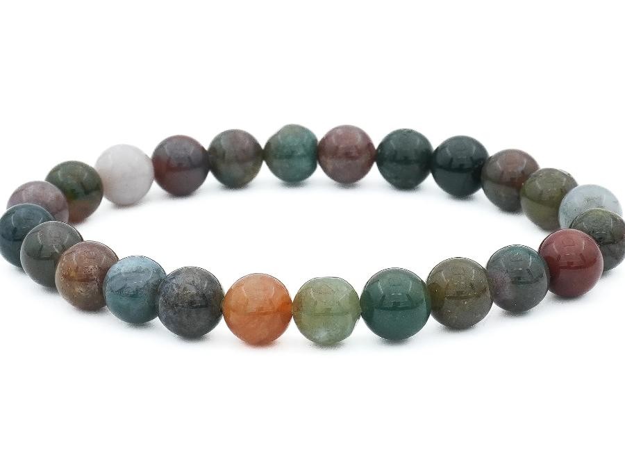 Bracelet Agate indienne 6mm