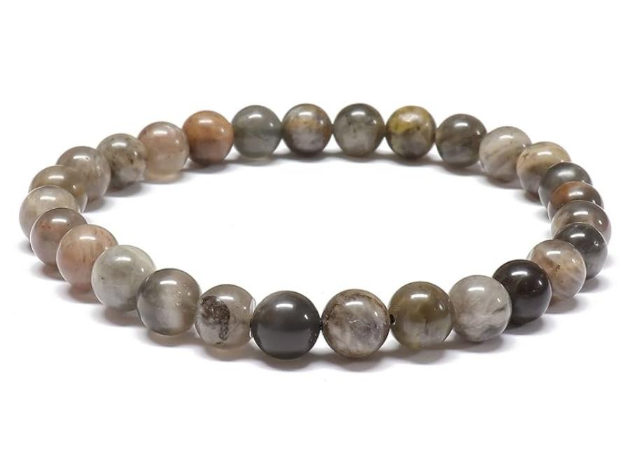 Bracelet Lune noir 6mm