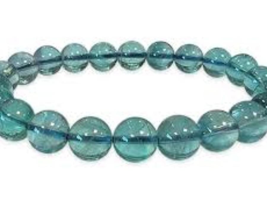 Bracelet Fluorine bleue 8mm