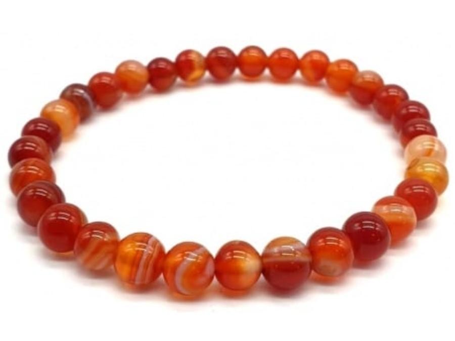 Bracelet Cornaline 6mm