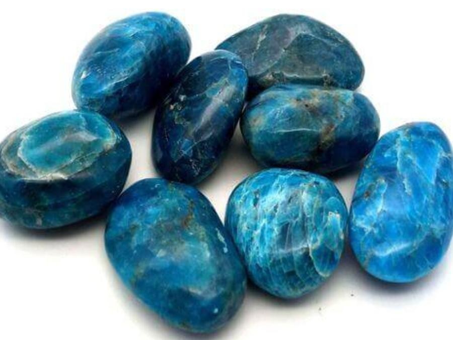 Pierre roulée Apatite bleue