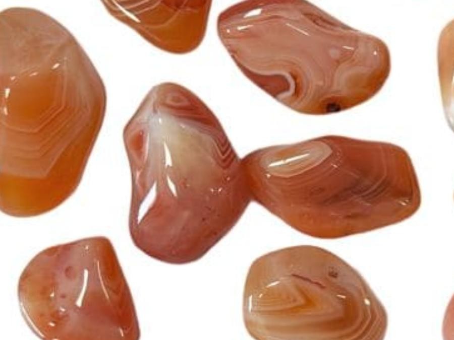 Pierre roulée Cornaline