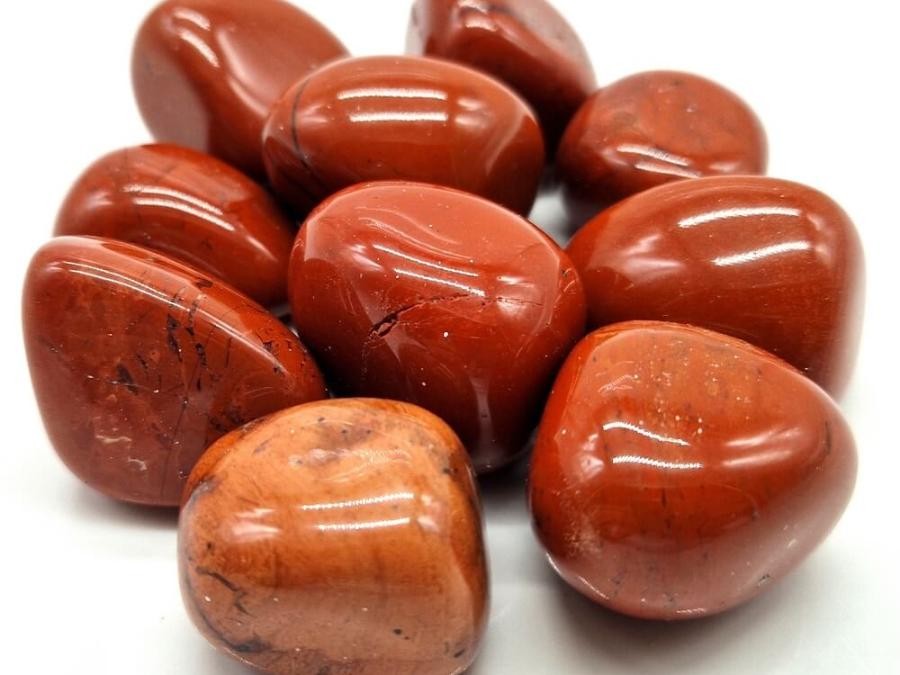 Pierre roulée Jaspe rouge