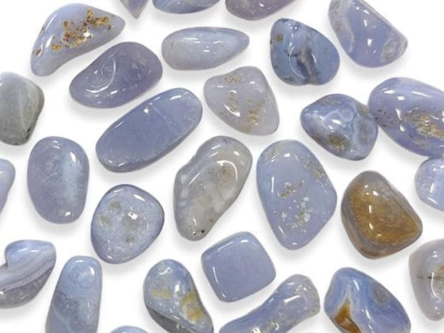 Pierre roulée Calcédoine