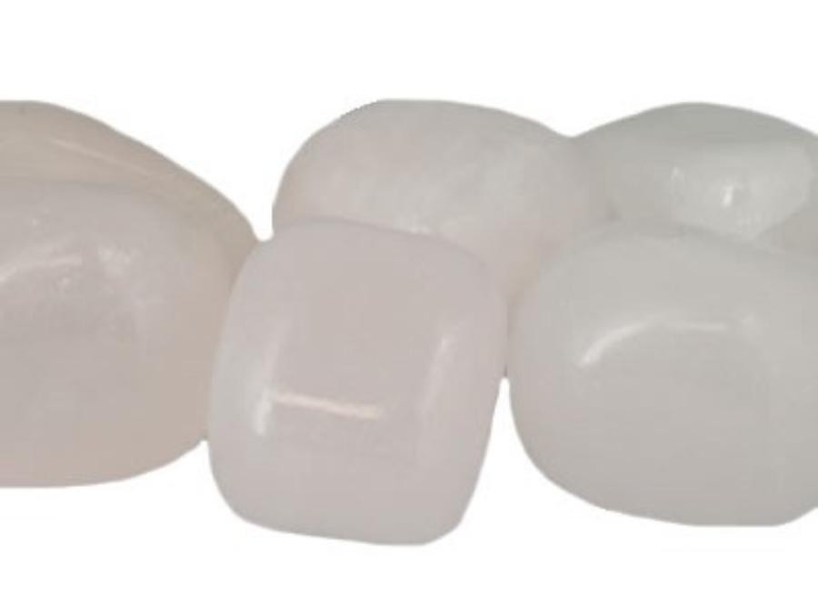 Pierre roulée Manganocalcite