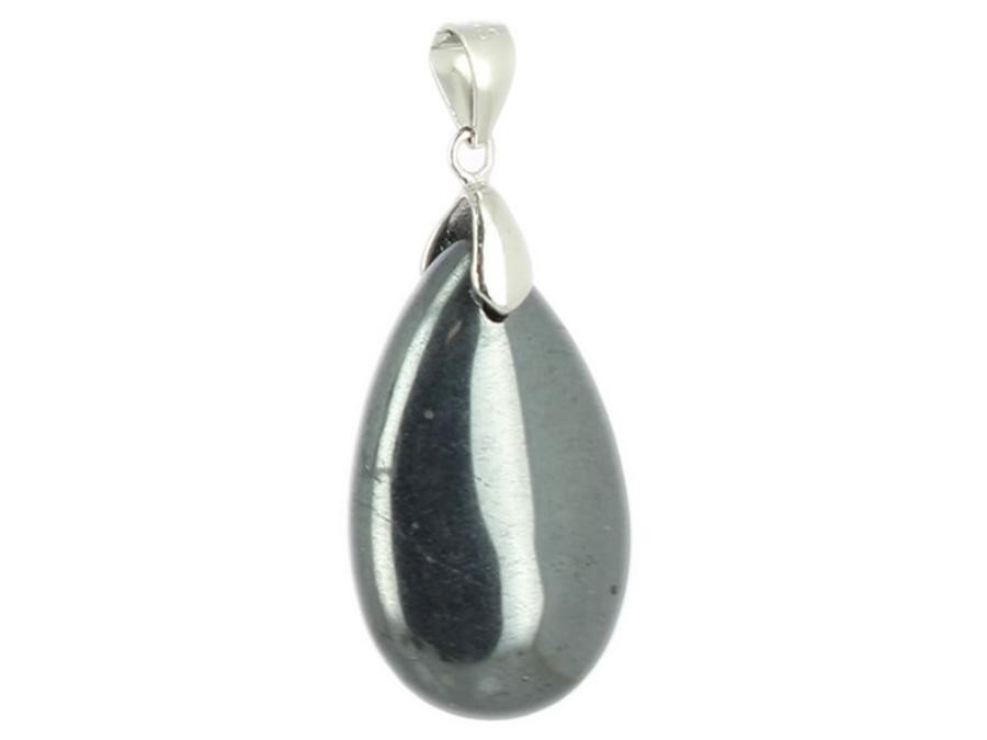 Pendentif goutte Hématite