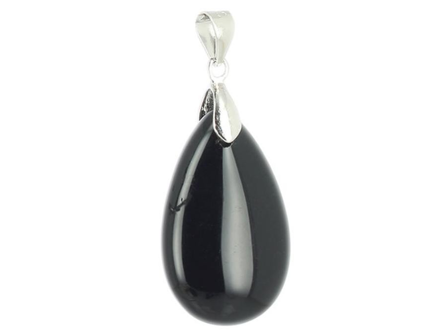 Pendentif goutte Obsidienne