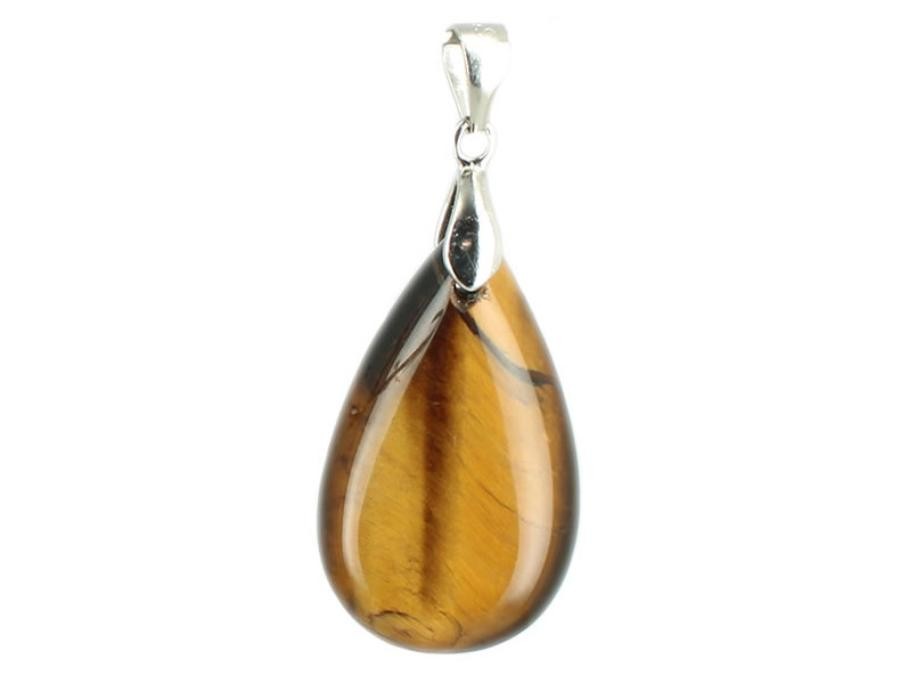 Pendentif goutte Oeil de tigre