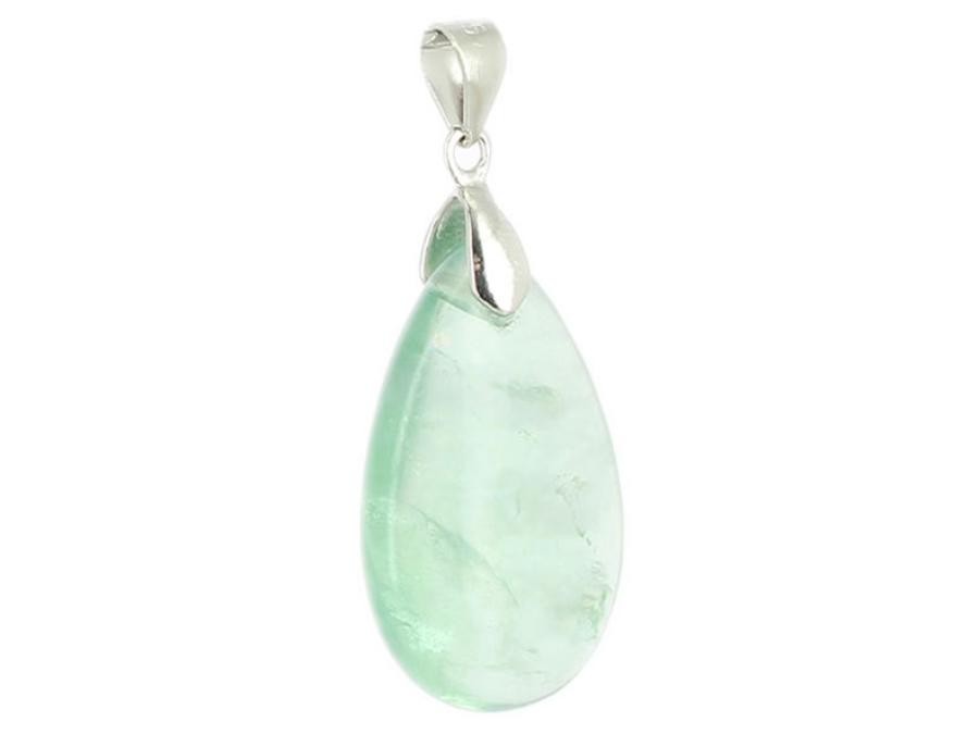 Pendentif goutte Fluorite