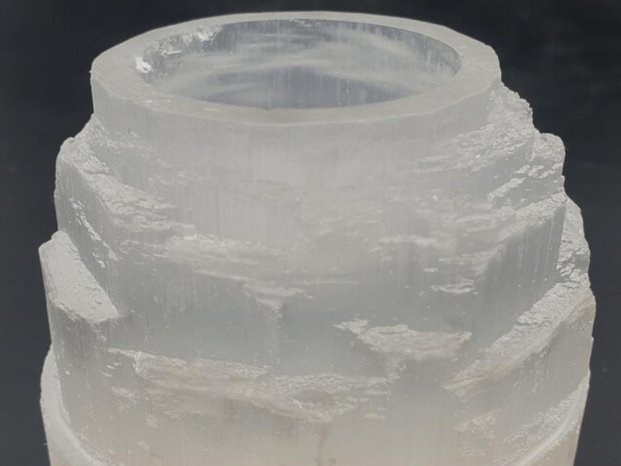 Bougeoir en Sélénite