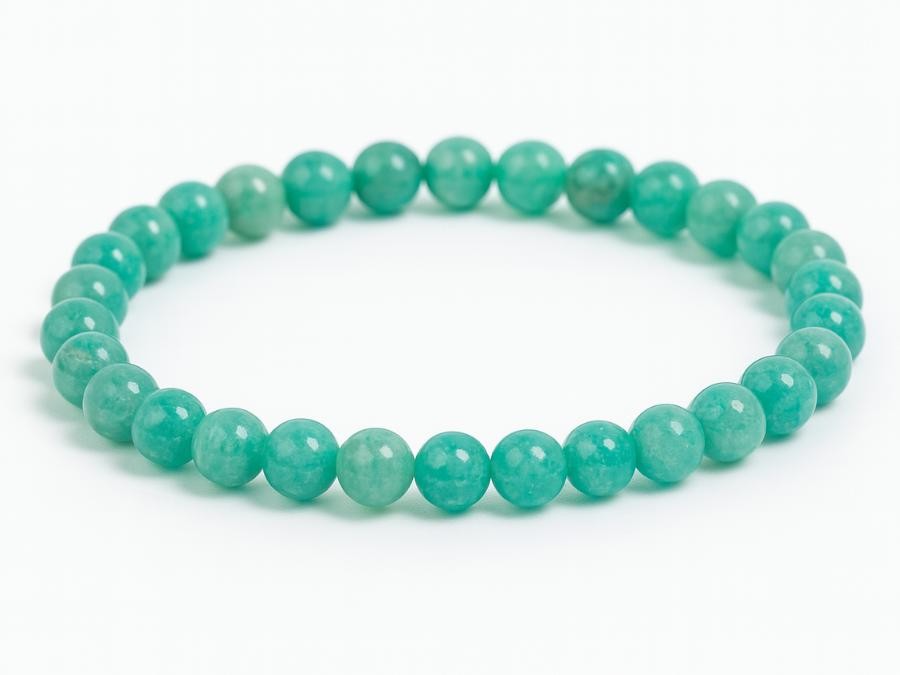Bracelet en Amazonite – Pierres naturelles 6 mm