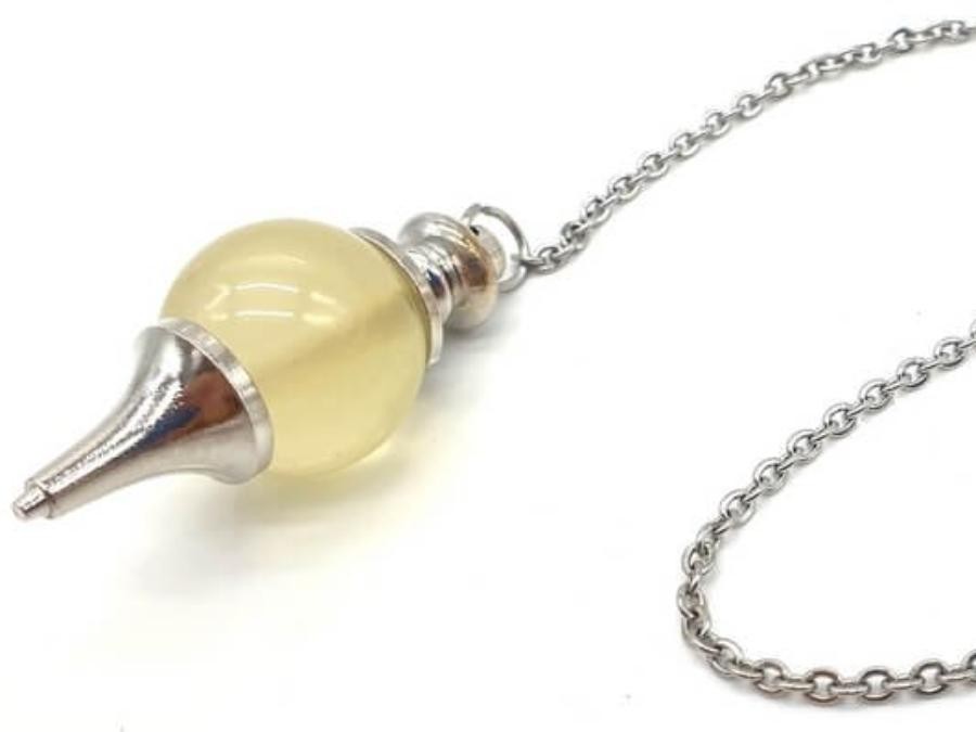 Pendule sphère Citrine naturelle