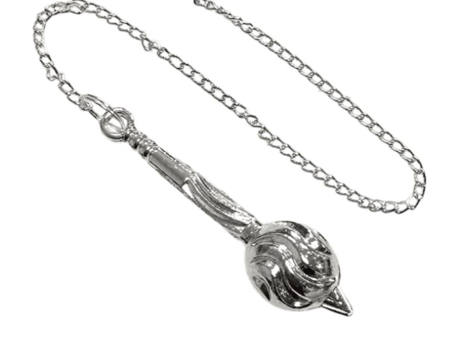 Pendule en laiton argenté