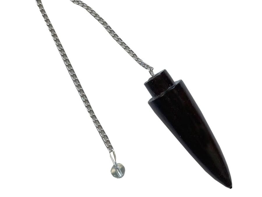 Pendule cône bois de rose