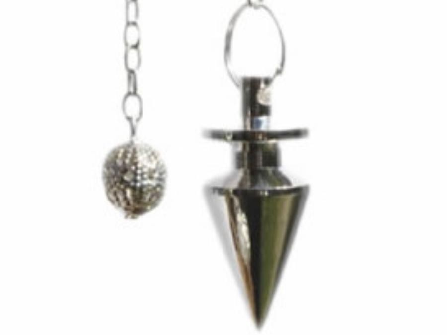 Pendule triak argenté