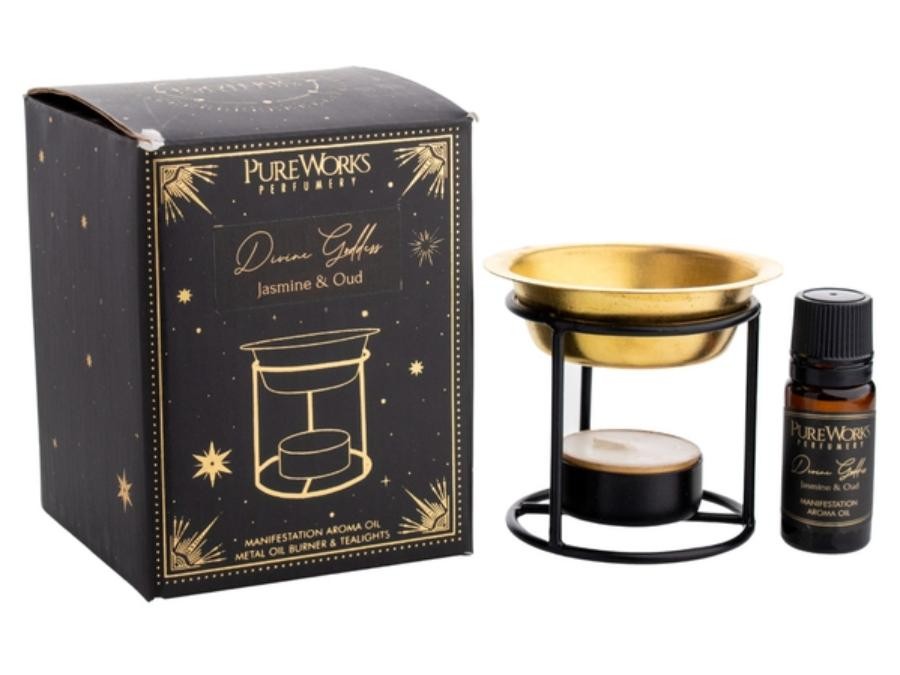 Set Huile Parfumée et Brûleur EsotéricDivine Goddess
