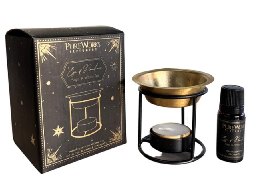 Set Huile Parfumée et Brûleur Esotéric Eye of Providence