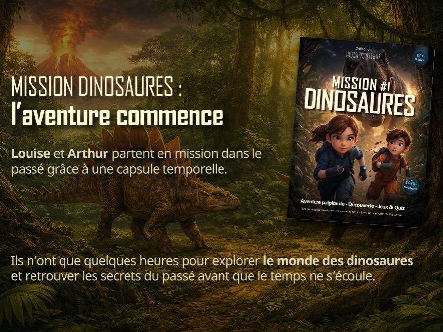 Livre enfant dinosaure